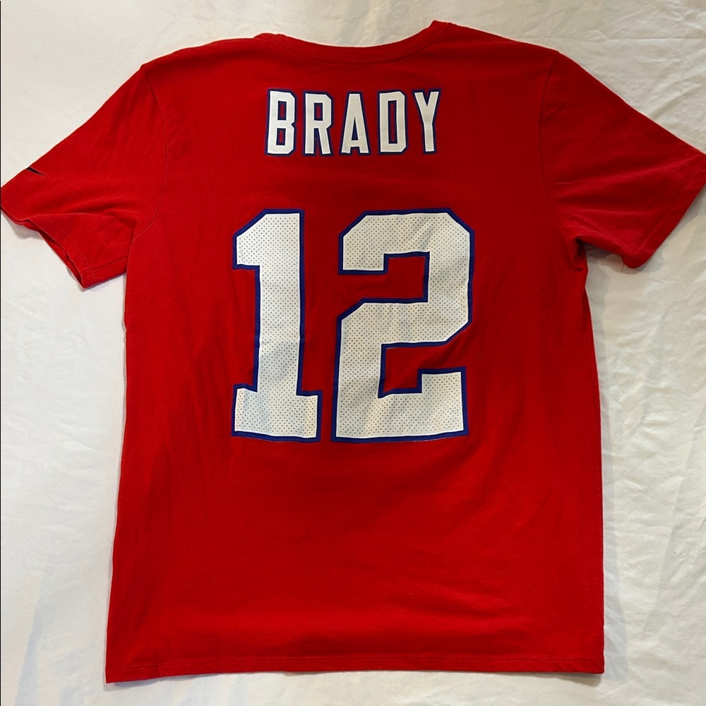 Nike Tom Brady Patriots Tshirt Jersey 12